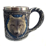 [Viking 3D Wolf Mug] - Camp Fanatics