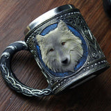 [Viking 3D Wolf Mug] - Camp Fanatics